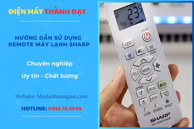 Hướng Dẫn Sử Dụng Remote Máy Lạnh Sharp