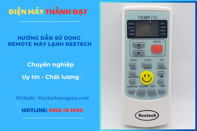 Hướng Dẫn Sử Dụng Remote Máy Lạnh Reetech