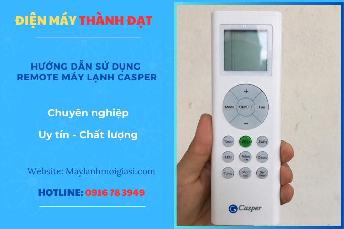 Hướng Dẫn Sử Dụng Remote Máy Lạnh Casper