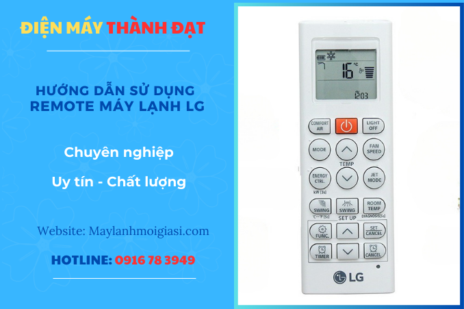 Hướng Dẫn Sử Dụng Remote Máy Lạnh LG